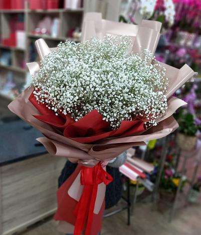 Букет цветов из: Гипсофила в Жучки
