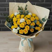 Букет цветов из:  Розы #REPLACE_PRED# Жучки