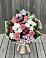 Букет цветов из: Альстромерии, Гвоздики, Розы и Хризантемы в Жучки