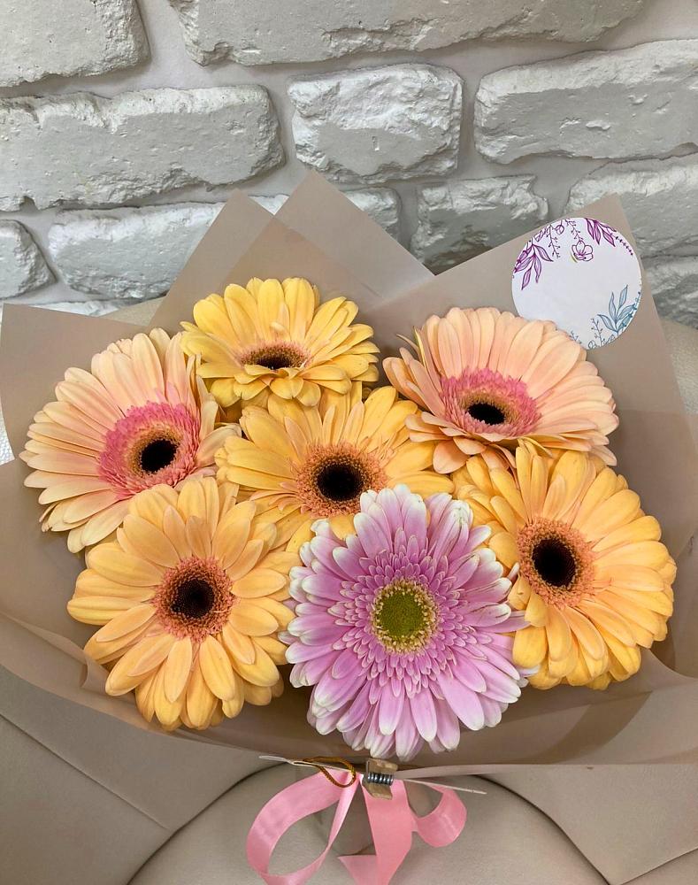 Букет цветов из: Герберы в Жучки
