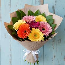 Букет цветов из:  Герберы #REPLACE_PRED# Жучки