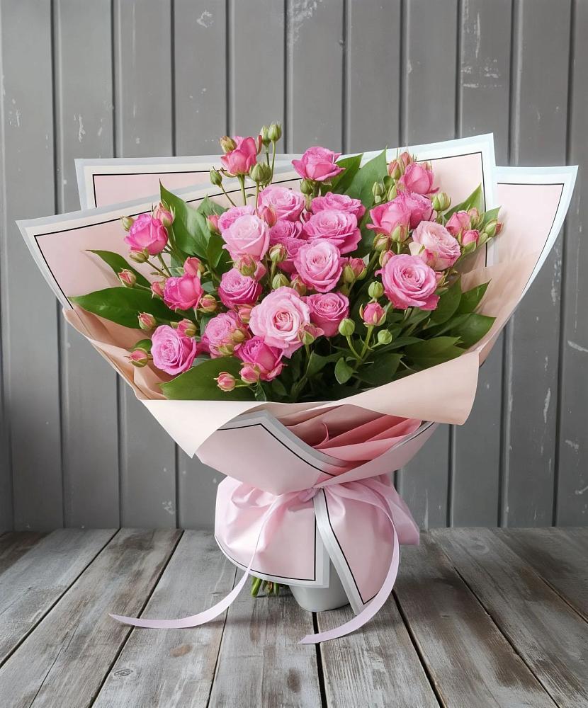 Букет Розовый кустик в Жучки