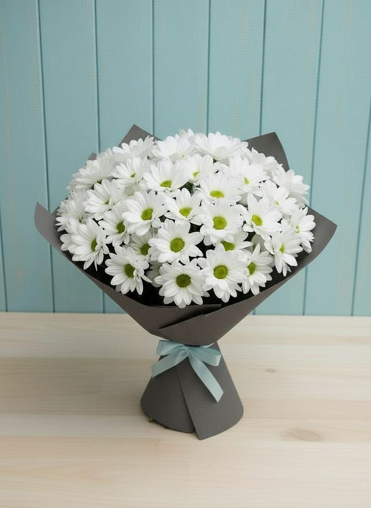 Букет цветов из: Хризантемы в Жучки
