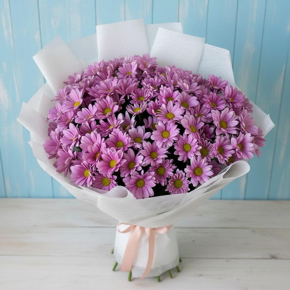 Букет цветов из: Хризантемы в Жучки