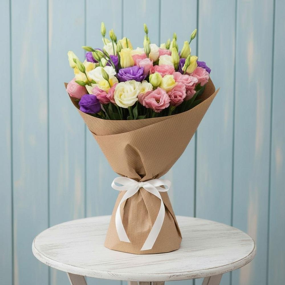 Букет цветов из: Лизиантусы в Жучки