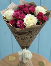 Букет цветов из:  Розы #REPLACE_PRED# Жучки