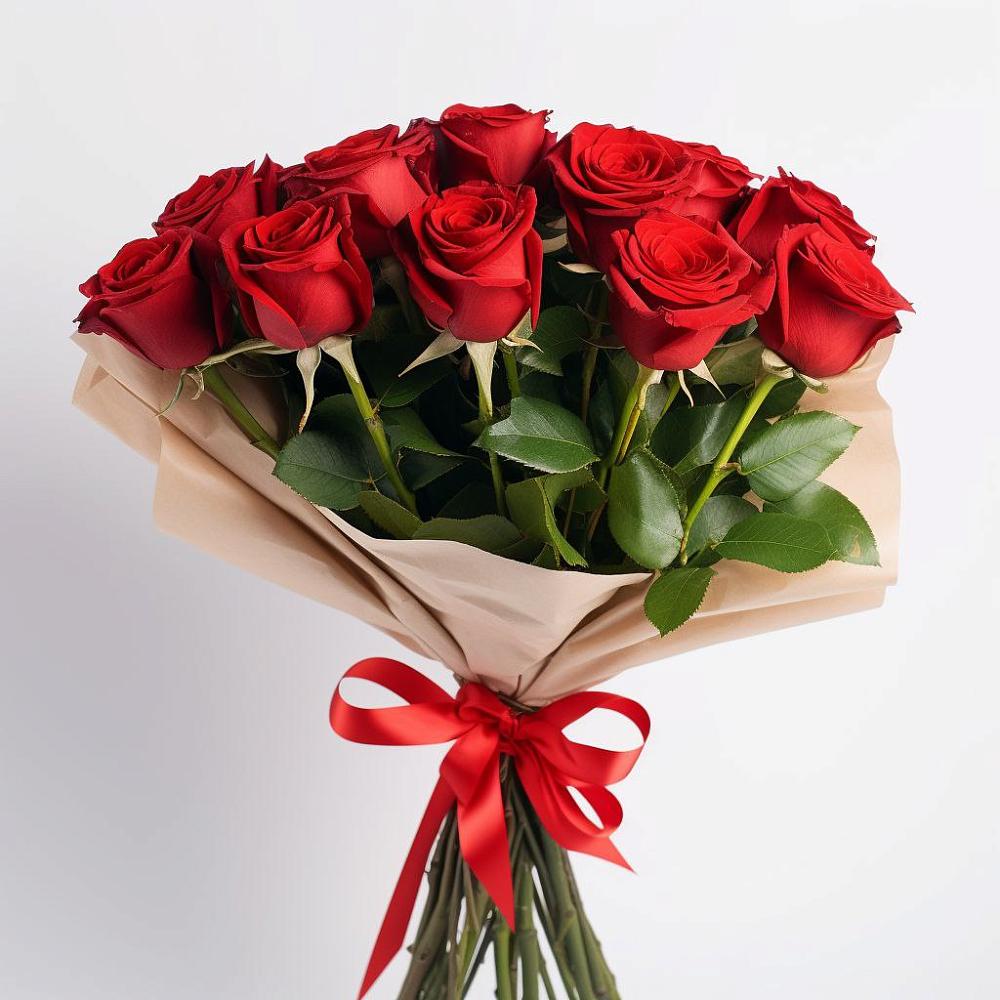 Букет 11 Красных роз Эдлесс Лав в Жучки